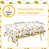 3 Pack 54 108 Inches QIYANPAX Construction Plastic Birthday Party Tablecloths, x - Construction Table Covers for Kids'