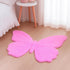Tinideya Butterfly Rugs for Girls Bedroom Cute Bright Pink Butterfly Area Rug