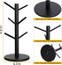 MyLifeUNIT Mug Holder Tree, Coffee Cup Holder with 6 Hooks for Kitchen, Office, Black