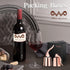 OWO 2 Pack Stainless Steel Wine Bottle Stopper, Reusable Wine Saver with Silicone Seal, Rosegold