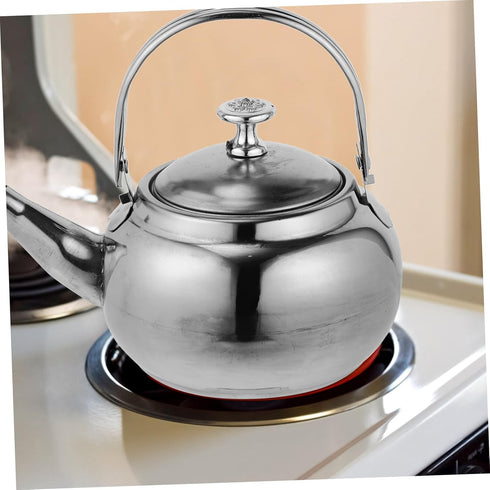 Camping Stoves Hot Water Kettle, Stainless Steel Tea Kettle for Camping Coffee Pot
