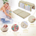 Elbow Set,Bath Baby Bath Kneeler and Rest Pad Kneeling Pad Thick Soft Quick Dry Bathtub Mat for Bathing Time,Baby
