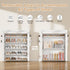 5 20-24 Closet, VILICK Shoe Rack with Cover, Tier Shoe Organizer Storage for Pair Shoes and Boots Large Shoe Storage