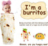 40in Burrito Tortilla Blanket Baby Stuff Shower White Elephant Gifts for Kids Throw Blankets Wrap Swaddle Toddler Boy