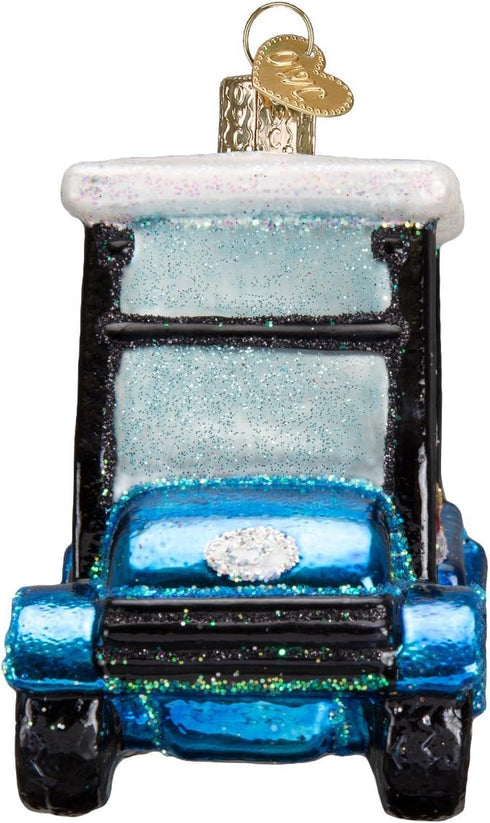 Old World Christmas Glass Blown Ornaments for Christmas Tree, Golf Cart Lover Gifts