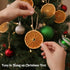 30pcs Dried Orange Slices with Twine Strings, Natural Dehydrated Orange Slices, Christmas Wreath Making Supplies