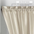 Elrene Home Fashions Colette Faux-Silk Side Door Window Panel - 28 in x 72 in, Ivory