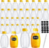 36 Pieces 8/16 oz Honey Bottles Squeeze Honey Bottles Clear Plastic Honey