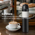 Dioche 350ml Portable Tea Coffee Maker, Drinking Water Cup Mug for Travelling, Black