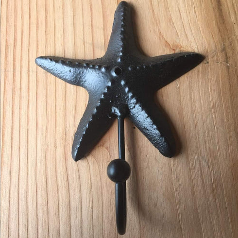 Wall Hooks Heavy Duty, Decorative Cast Iron Whale Tail Nautical Wall Coat Hook, Utility Hanging Hook
