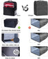 BAGSPRITE Stand Mixer Cover with Appliance Sliders Base for KitchenAid Mixer, Storage Bag with Pockets for Accessories