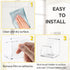 NiHome Clear Acrylic Kitchen Sink Sponge Holders, 2PCS No-Drill Design for Efficient Drainage