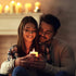 HomeLights Pillar Candles - 2.7x6 inch | 60 Hours Burning, 6 Count - White Unscented Smokeless Candles for Events