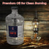 1 Gallon Odorless & Smokeless Lamp Oil for Indoor Use, Pure & Clear Liquid Paraffin Oil Lamp Fuel