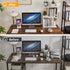 3-Tier 23 inches YD-ST003W Aibiju Narrow Side Table with Open Storage Shelf, S-Shaped End Table, Nightstand, High, Sofa