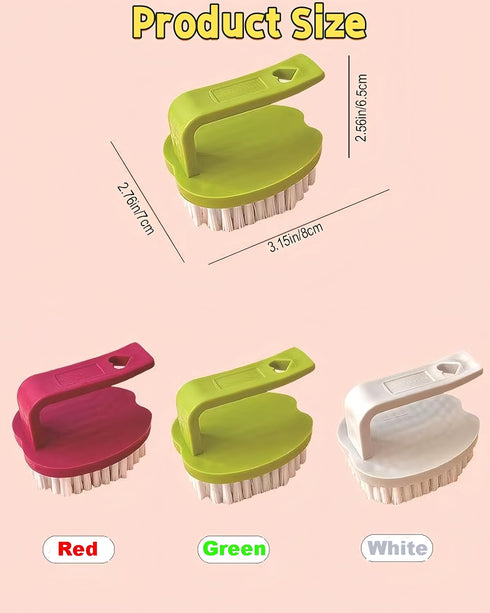 2 Pack Vegetable Scrubber Brush- Fruit and Vegetable Brushes,Vegetable Brush Scrubber for Food,Veggie Wash Brush