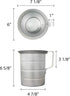 Thunder Group Measure Cup, 2 Quart, Silver