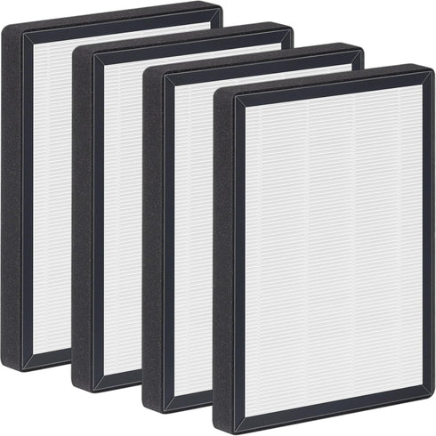 ProHEPA 9000 True HEPA Filters Replacement, Compatible with VEVA ProHEPA 9000, 4 True HEPA Filters