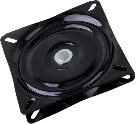 BQLZR 6 inch A3 Steel Plate Black Ball Bearing Square Swivel Turntable, Chair Swivel for Bar Stool Chair