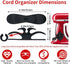 Cord Organizer for Appliances 6 Pcs Cord Wrappers for Kitchen Appliances with Super Sticky Adhesive for Small Home Appliances Cord Keeper on Stand Mixer,Blender,Coffee Maker,Pressure Cooker