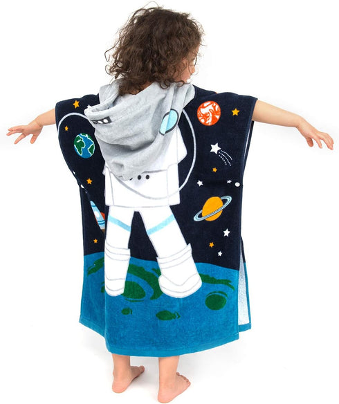 Florica 100% 3 8 24"x 55" Toddler Hooded Beach Towel Coverup Cape Kids Cotton Soft Quick Dry Absorbent Use for Swim