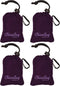 ChicoBag Original Compact Reusable Grocery Bag with Attached Pouch and Carabiner Clip, Eco-Conscious Packable Tote,