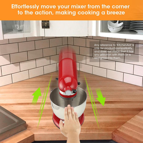 Aieve Upgrade Mixer Slider Board - Compatible with KitchenAid 4.5-5 QT Tilt-Head Stand Mixer, Black