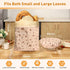 3 Pack Set, Tirphy Reusable Bread Bags and Bowl Cover Beeswax Bread Bags for Sourdough, Homemade Bread Storage to Keep