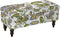 KRFOONN Rectangle Ottoman Covers Stretch Folding Storage Ottoman Bench Cover Printed Storage