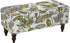 KRFOONN Rectangle Ottoman Covers Stretch Folding Storage Ottoman Bench Cover Printed Storage
