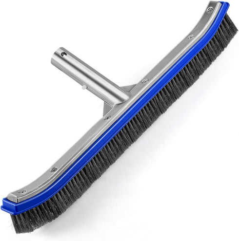 Unipool Pool Brush Head | 18" Heavy Duty Floor Brush | Stainless Steel