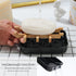 Soap Dishes for Bar Soap, Black Bamboo Bathroom Soap Holder for Shower and Sink
