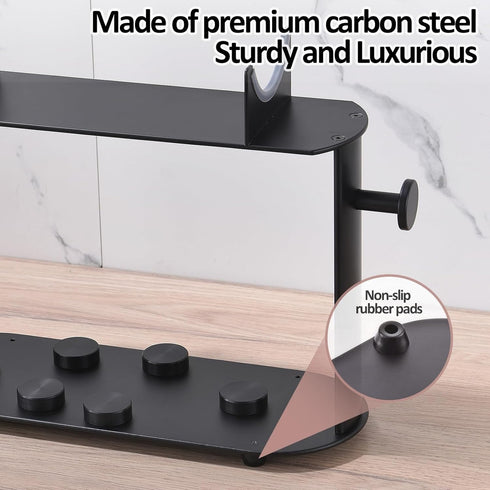 Affogato Stand Holder for Shark FlexStyle, Desktop Organizer Rack with Cord Hanger for Curlers, Brushes, Accessories