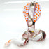 Snake/Cobra Miniature Figurines, Hand Blown Glass Art Collectible Gift for Home Decor (Multi-Red)
