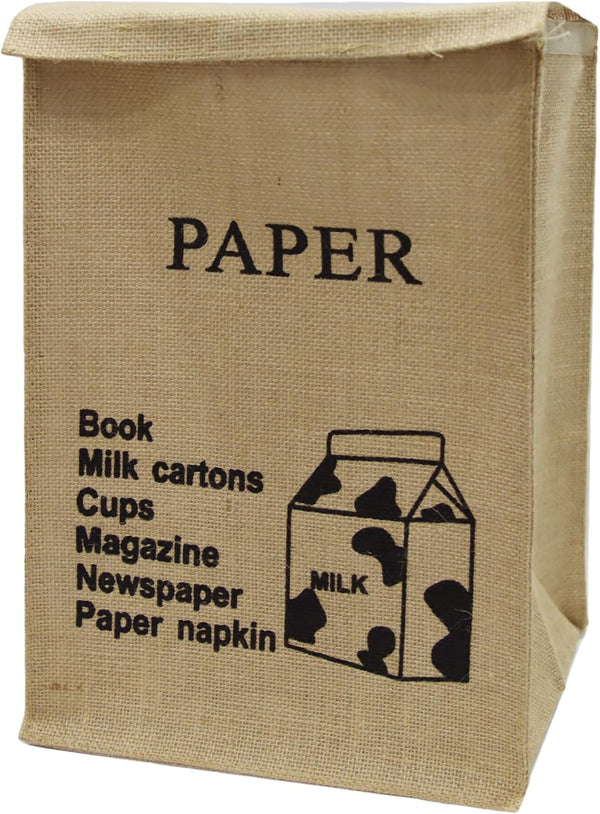 Muellery Recycle Bag Sturdy and Light Waste Basket for Paper with Handles