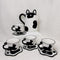 CSZPJLALA Ceramic Cat Tea Set,Cute Cat Paw Tea Mugs And Saucers Set Of