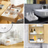 Poeland Frosted 10 Pcs Drawer Organizer Tray Storage Box for Bedroom Dresser Bathroom Kitchen