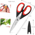 iBayam 3-Pack Kitchen Scissors, All Purpose Kitchen Shears, Heavy Duty with Protective Sheath, 8.5"
