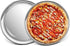P&P CHEF 10 Inch Stainless Steel Pizza Pan, 2 Pieces Pizza Baking Pans, Round Pizza Plates, Oven & Dishwasher Safe,