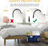 Bedside Storage Caddy, Hanging Storage Bag for Headboards, Bunk Beds, Dorm Rooms, Book Phone Magazine Holder (Navy Blue)