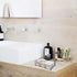 Ebristar Guest Towel Napkin Holder, Elegant Disposable Paper Hand Towel Holder, Modern Black Napkin Holder Storage
