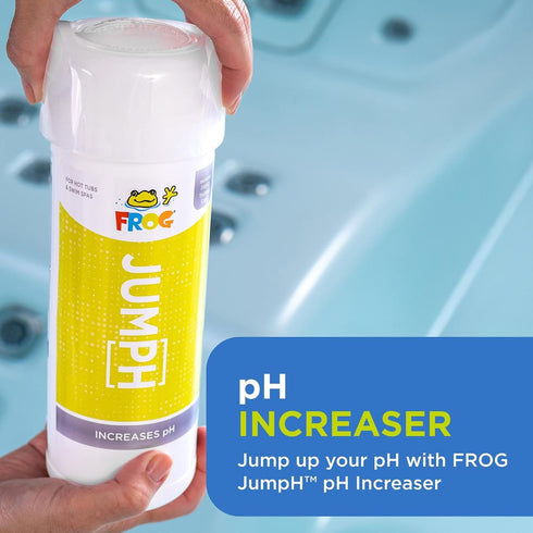 2 lb 2 Pack FROG JumpH pH Increaser for Hot Tubs and Swim Spas - Bottle with TruDose Measuring Cap for Easy Maintenance