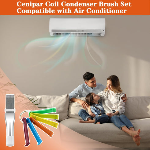 Cenipar 2PCS Air Conditioner Condenser Fin Comb Set, Includes FCR6 Fin Comb and Stainless Radiator Fin Comb