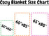 Personalized Custom Oversized Fleece Sweatshirt Blanket (65"x85") - Throw Keepsake Blanket for Housewarming, Babies,