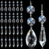 Potchen 24 Pcs Chandelier Crystal Replacement 38 mm Teardrop & Icicle Crystal