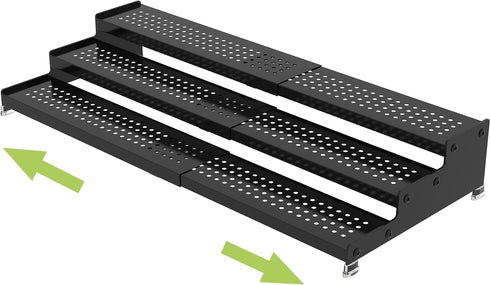 Jojocross Metal Spice Rack Organizer for Cabinet, 3 Tier Expandable Spice Storage
