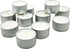 Stonebriar Bulk 50 Pack Unscented Smokeless Long Tea Light Candles, 8 Hour Extended Burn Time, White, 50 Count
