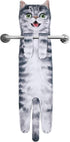 Funny Hand Towels for Bathroom Kitchen - Cute Decorative Cat Decor Hanging