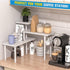 JayRex Bathroom Organizer Countertop Corner Shelf, 3 Tier Moveable Organizer for Makeup, Dresser Table, Desktop (White)