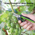 WORKPRO Pruning Shears, 6.25'' Stainless Steel Hand Scissors with Sheath for Precision Pruning